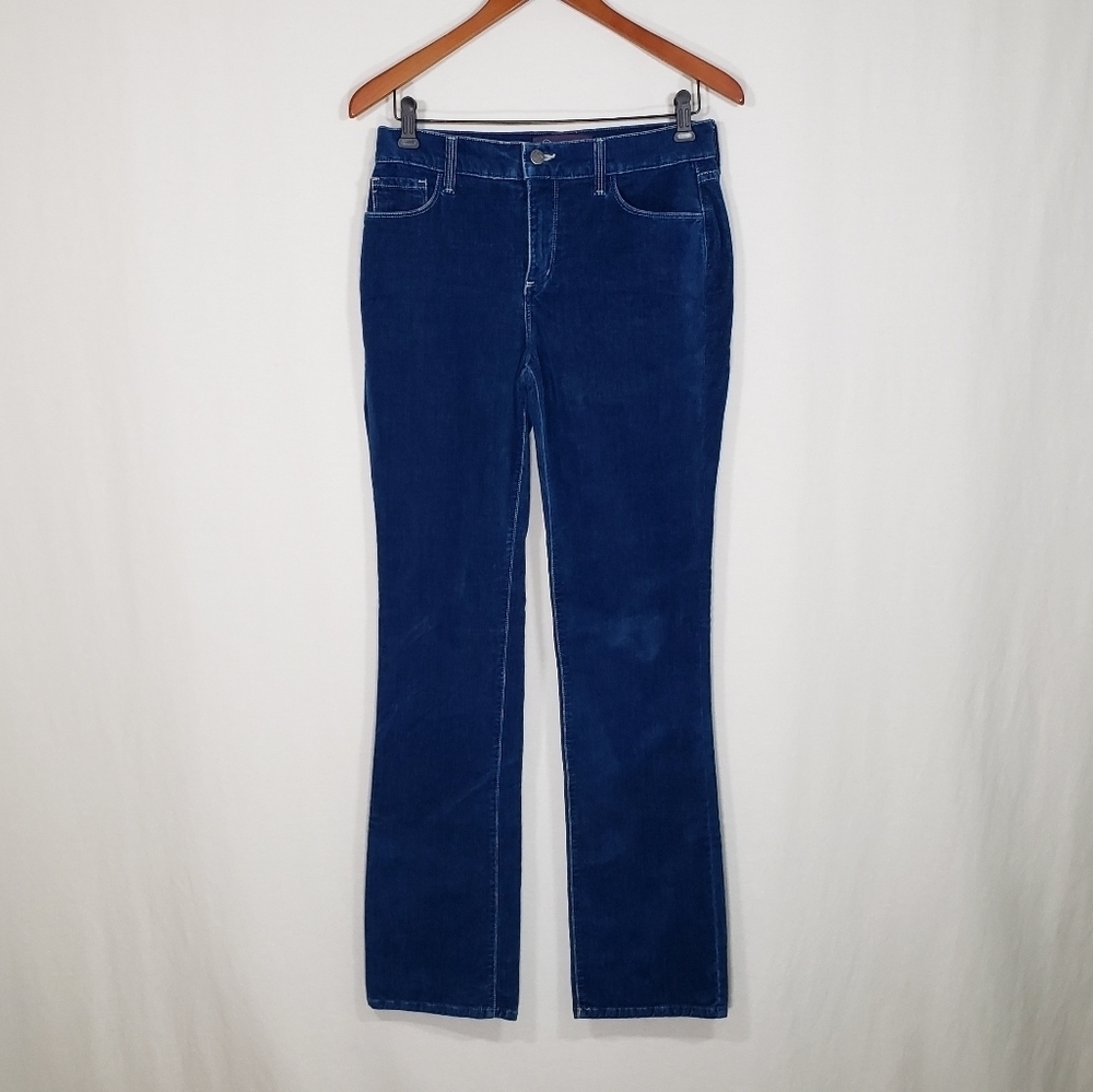 NYDJ Not Your Daughter's Jeans 5-Pocket Mid-Rise Blue Velvet Women's Size 4